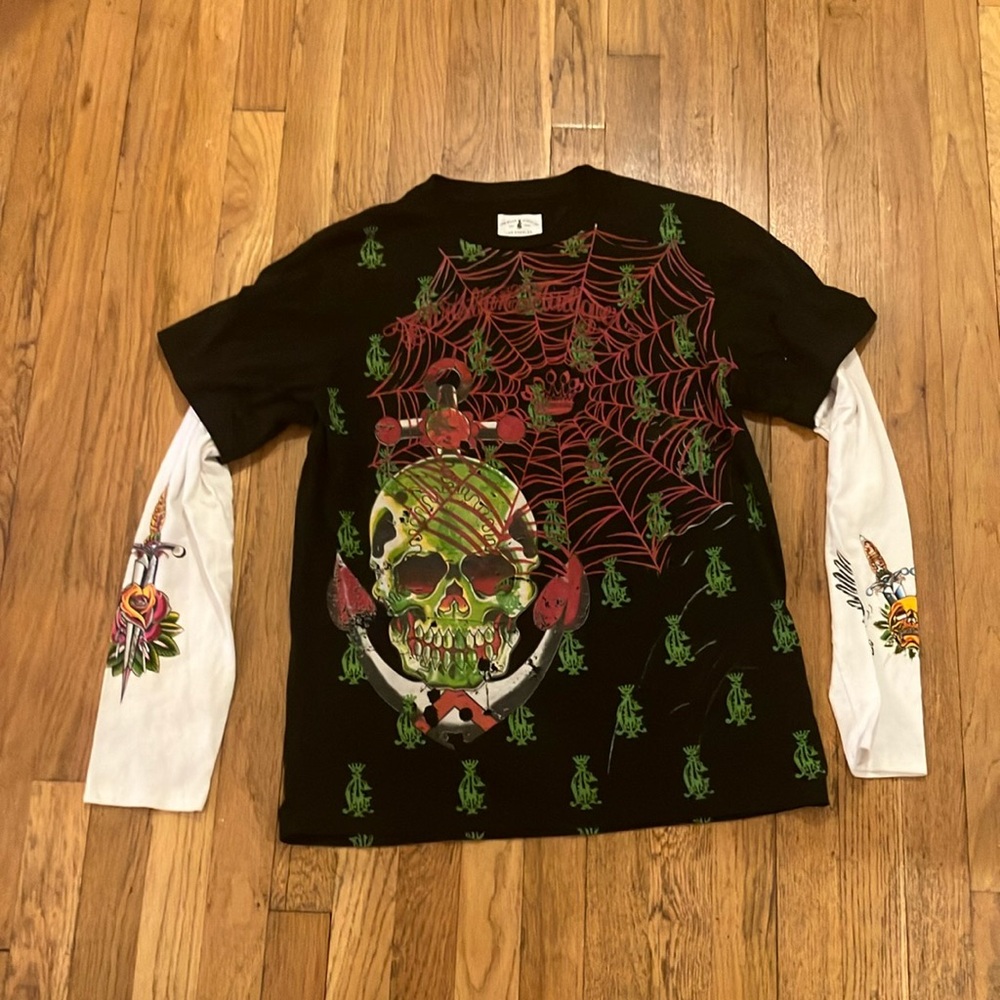 Vintage Christian Audigier long sleeve size men’s xl